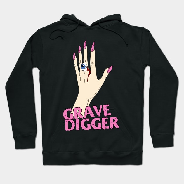 Grave Digger Hoodie by myacideyes